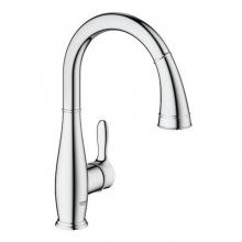 Grohe 30213001 - Single-Handle Pull Down Kitchen Faucet Dual Spray 1.75 GPM