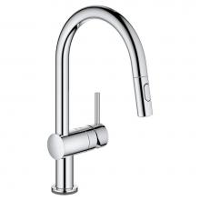 Grohe 31359002 - Single-Handle Pull Down Kitchen Faucet Dual Spray 1.75 GPM with Touch Technology