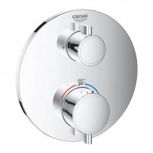 Grohe 24107000 - Single Function 2-Handle Thermostatic Valve Trim