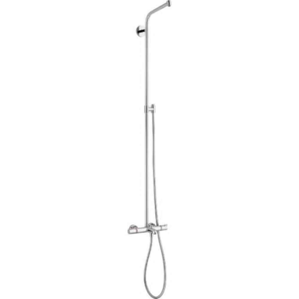 Crometta Showerpipe with Tub Filler without Shower Components in Chrome