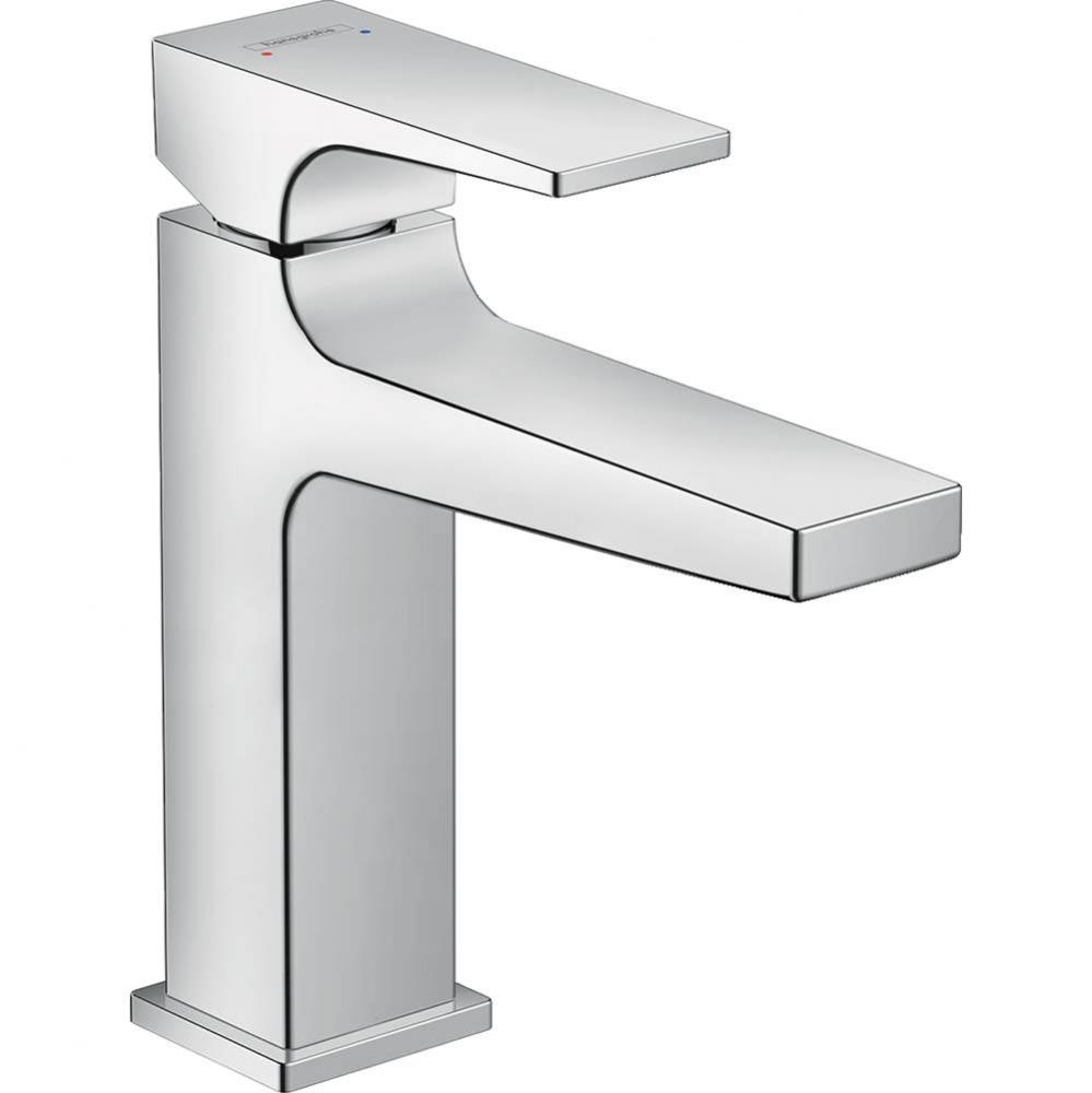 Metropol Single-Hole Faucet 110 with Lever Handle and Pop-Up Drain, 0.5 GPM in Chrome