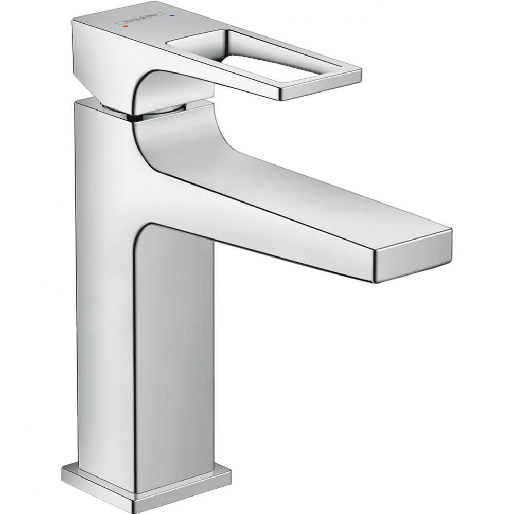 Metropol Single-Hole Faucet 110 with Loop Handle and Pop-Up Drain, 0.5 GPM in Chrome