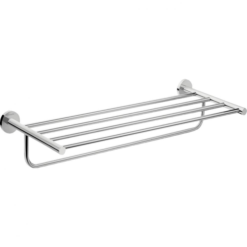 Logis Universal Towel Rack with Towel Bar in Chrome