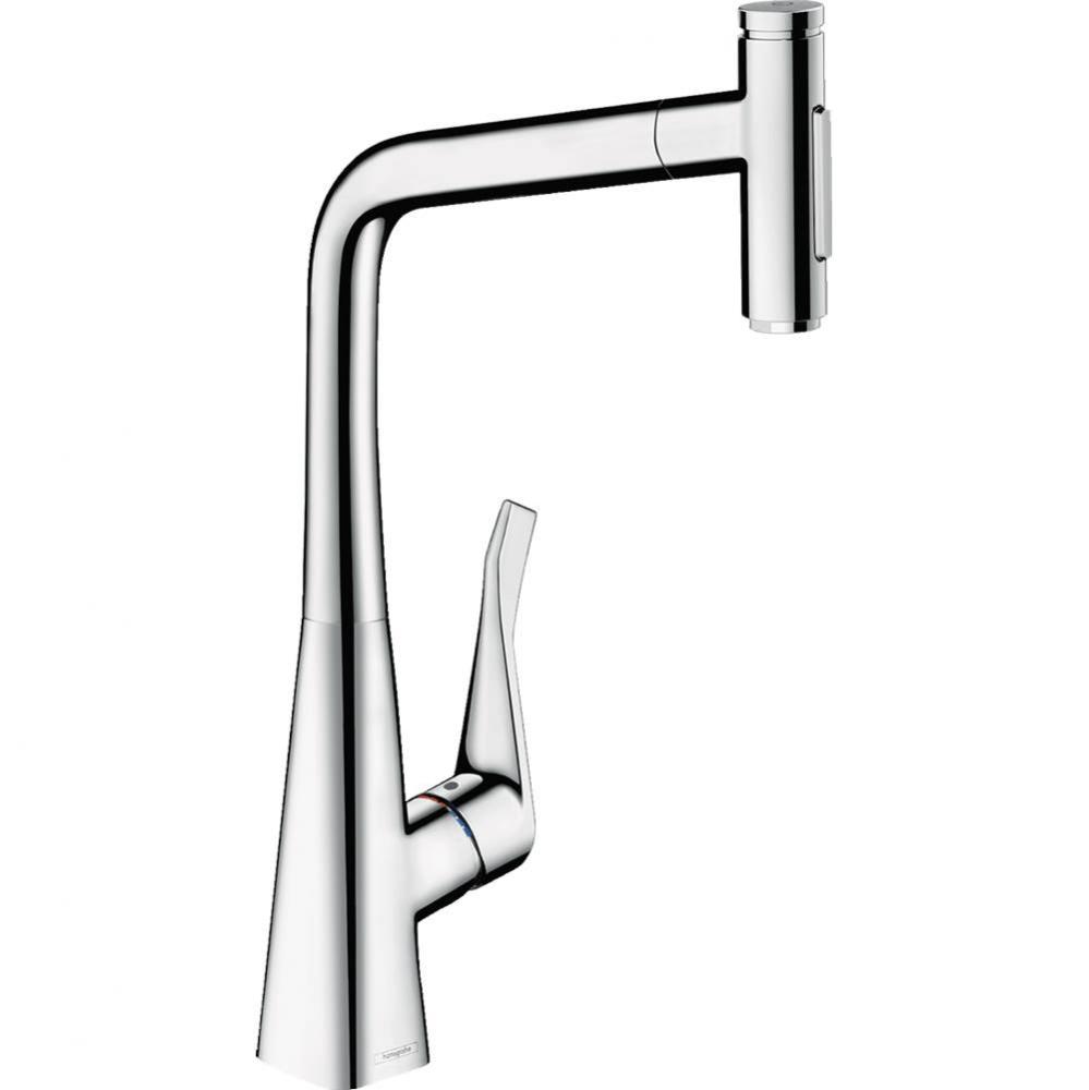Metris Select HighArc Kitchen Faucet, 2-Spray Pull-Out, 1.75 GPM in Chrome