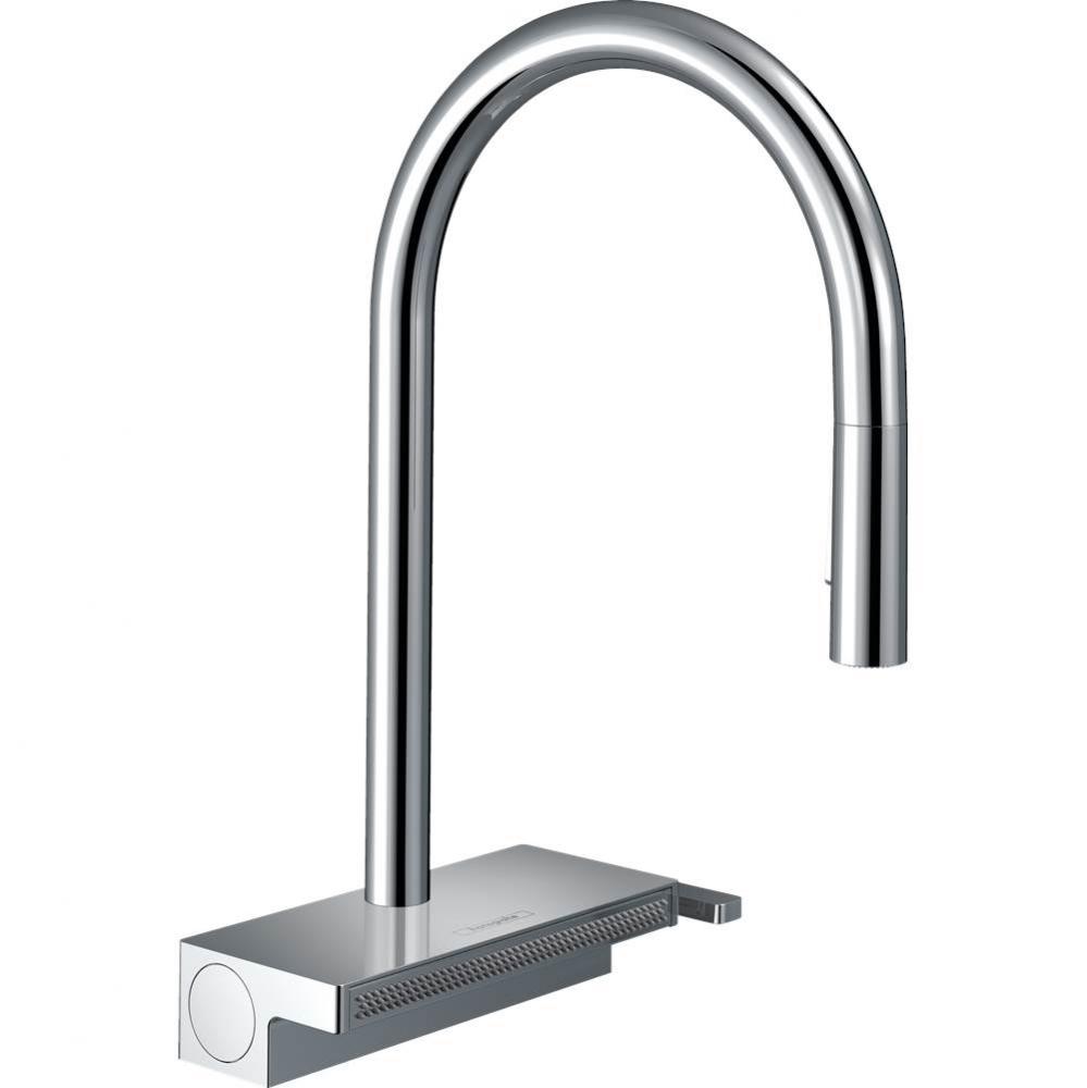 Aquno Select HighArc Kitchen Faucet, 3-Spray Pull-Down, 1.75 GPM in Chrome