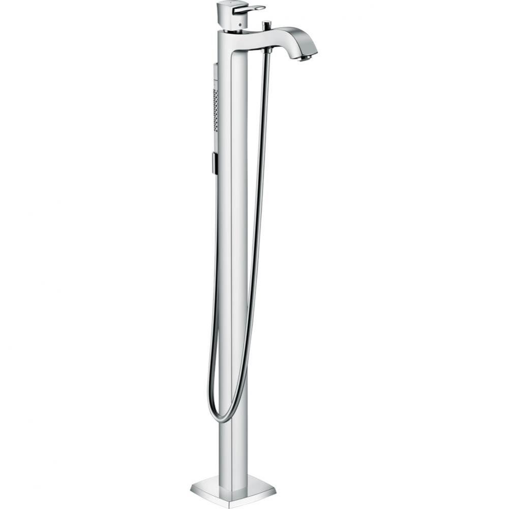 Metropol Classic Freestanding Tub Filler Trim with 1.75 GPM Handshower in Chrome