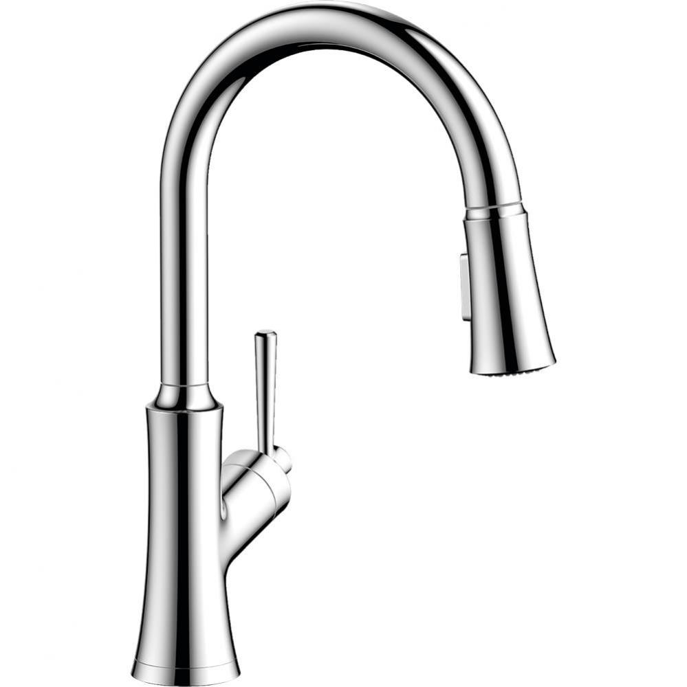 Joleena HighArc Kitchen Faucet, 2-Spray Pull-Down, 1.75 GPM in Chrome