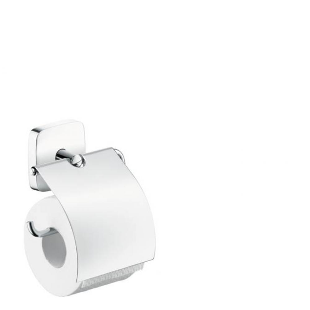 Puravida Toilet Paper Holder With Cover In Chrome