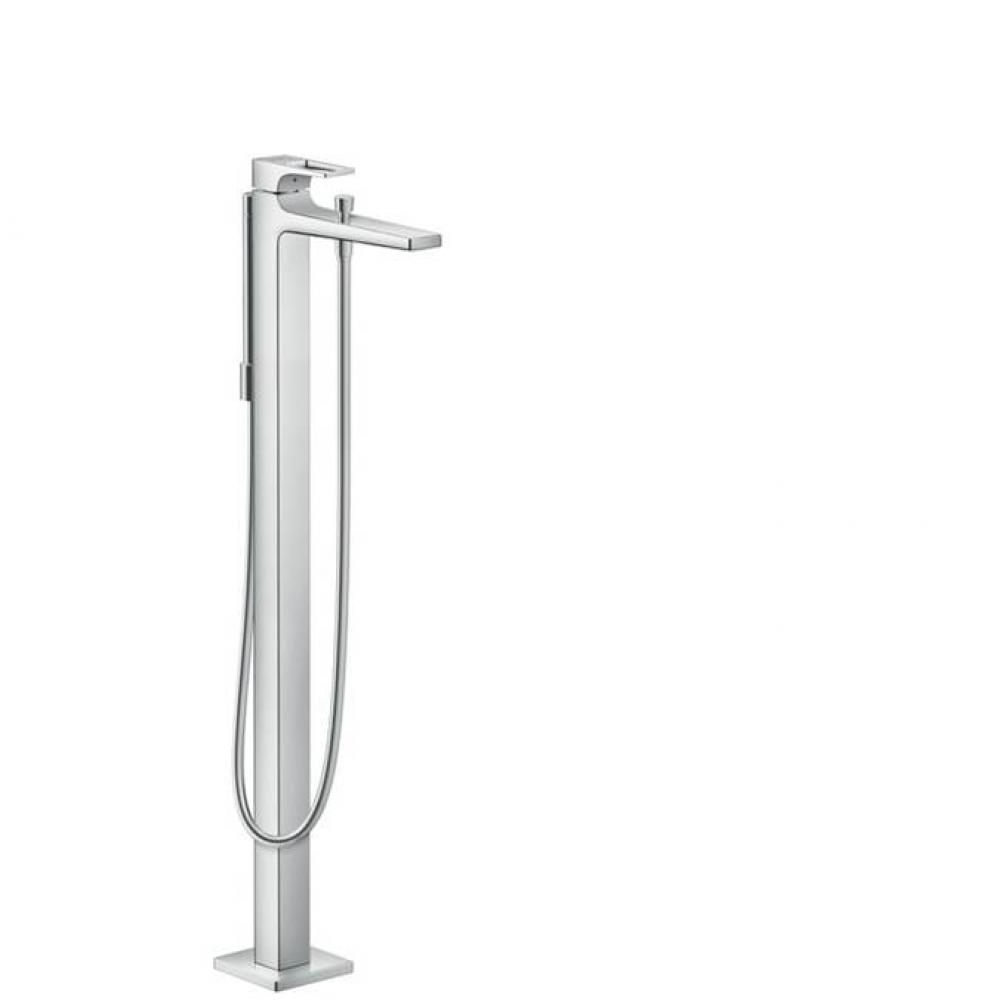 Metropol Freestanding Tub Filler Trim with Loop Handle and 1.75 GPM Handshower in Chrome