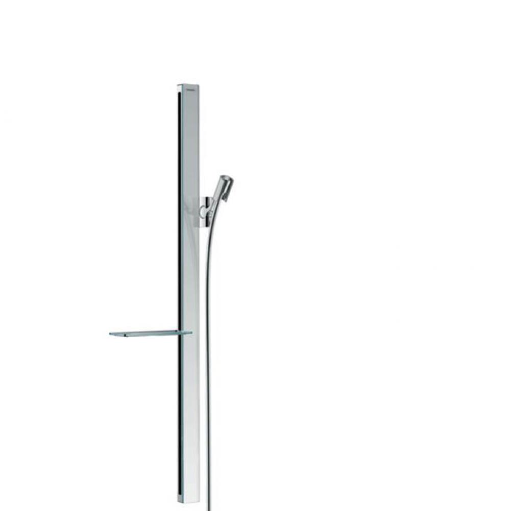 Unica Wallbar Raindance E, 36'' in Chrome