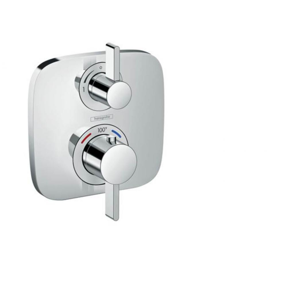 Ecostat E Thermostatic Trim with Volume Control and Diverter in Chrome