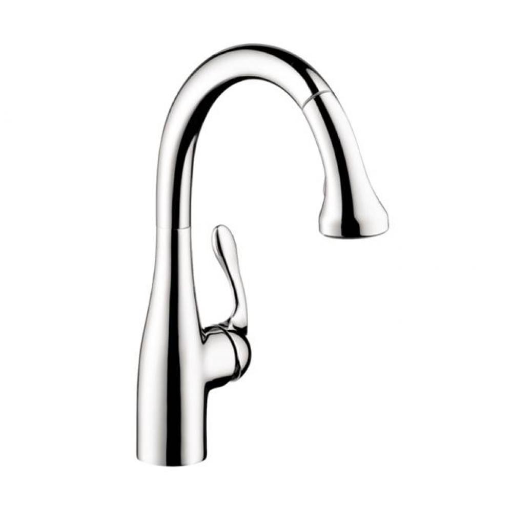 Allegro E Gourmet HighArc Kitchen Faucet, 2-Spray Pull-Down, 1.75 GPM in Chrome