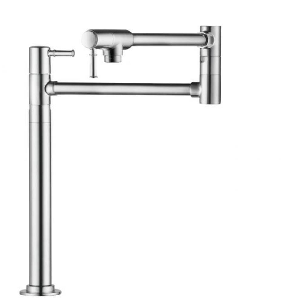 Talis C Pot Filler, Deck-Mounted in Chrome