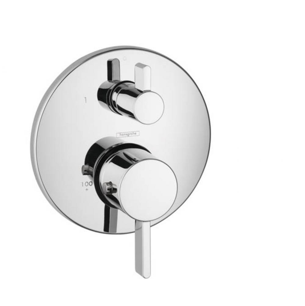 Ecostat Thermostatic Trim S with Volume Control in Chrome