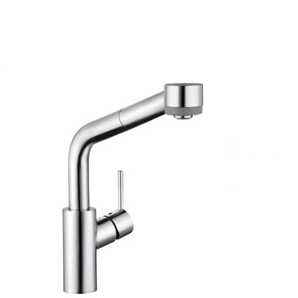 Talis S SemiArc Kitchen Faucet, 2-Spray Pull-Out, 1.75 GPM in Chrome