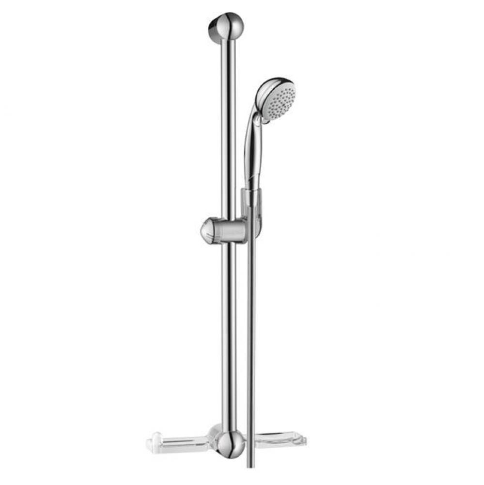 Croma Wallbar Set E 75 1-Jet 24'', 1.5 GPM in Chrome