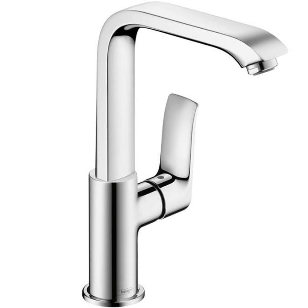 Metris Single-Hole Faucet 230 with Swivel Spout and Pop-Up Drain, 1.2 GPM in Chrome