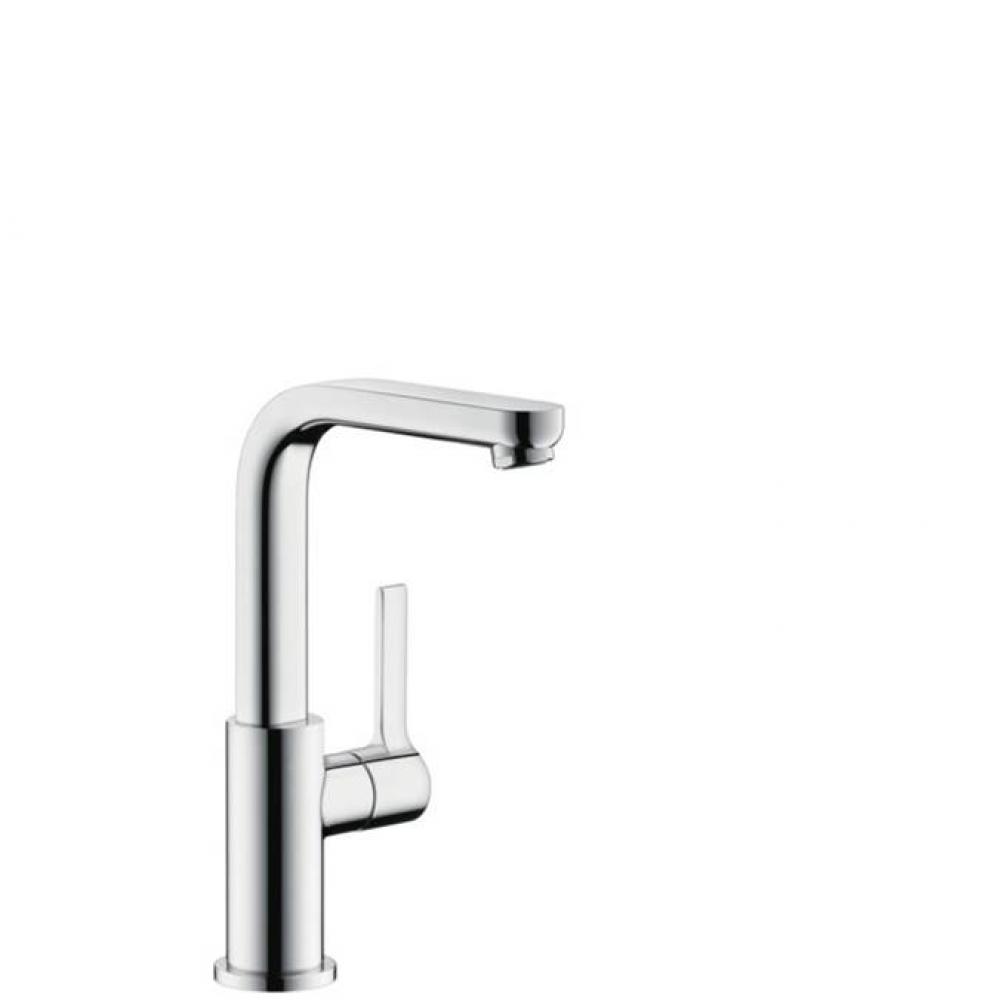 Metris S Single-Hole Faucet 230 with Swivel Spout and Pop-Up Drain, 1.2 GPM in Chrome