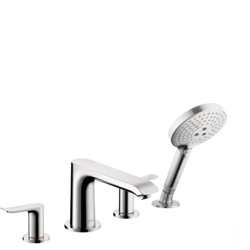 Metris 4-Hole Roman Tub Set Trim with 1.75 GPM Handshower in Chrome