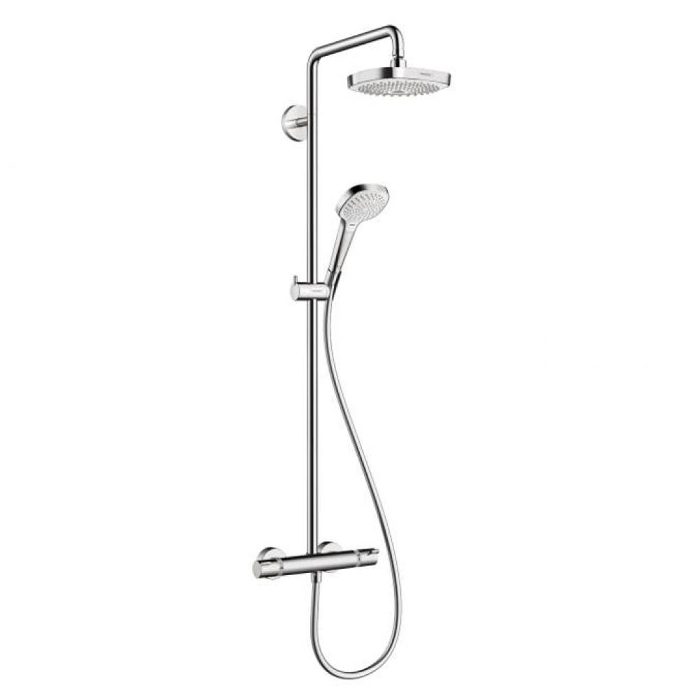 Croma Select E Showerpipe 180 2-Jet, 2.0 GPM in Chrome