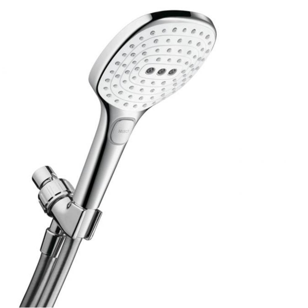 Raindance Select E Handshower Set 120 3-Jet, 2.5 GPM in White / Chrome