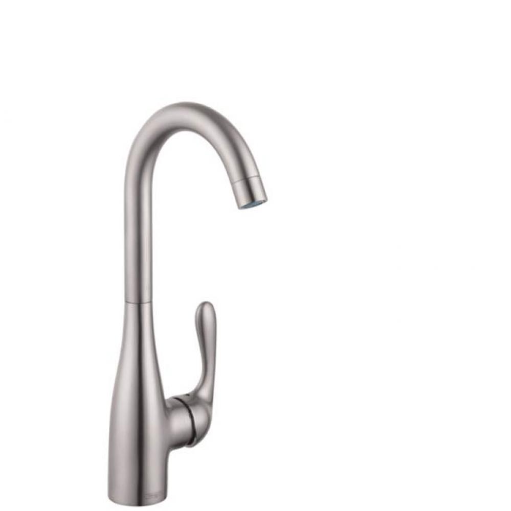 Allegro E Bar Faucet, 1.5 GPM in Steel Optic