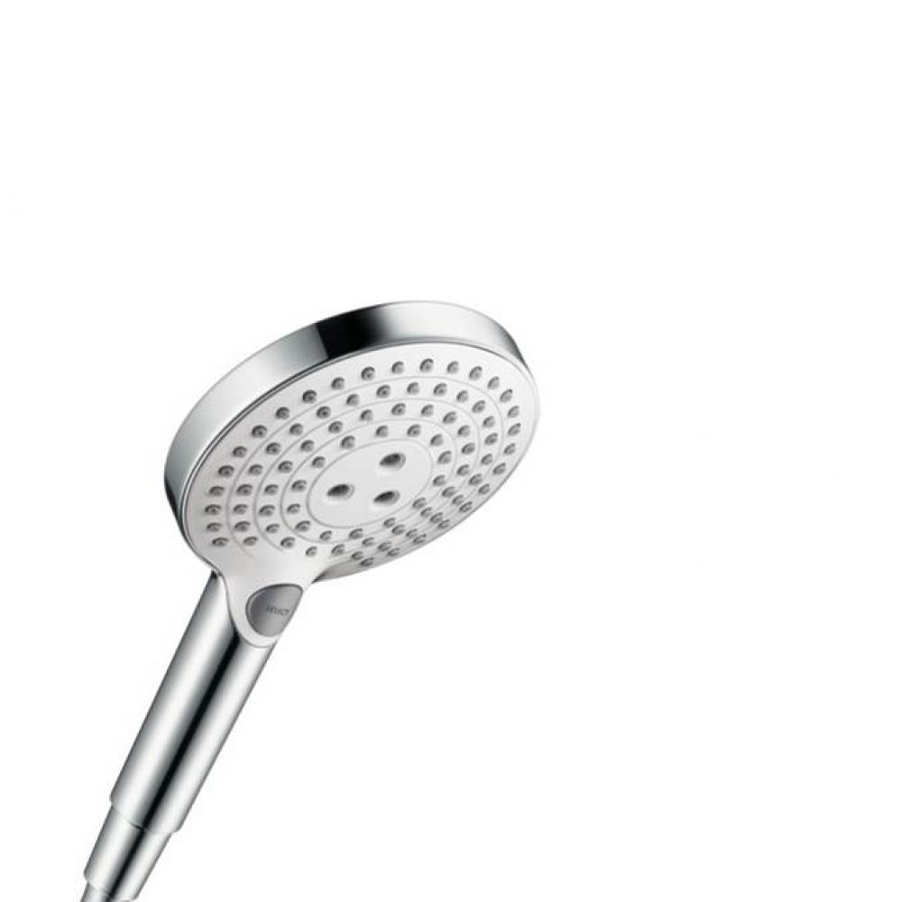 Raindance Select S Handshower 120 3-Jet, 2.5 GPM in White / Chrome