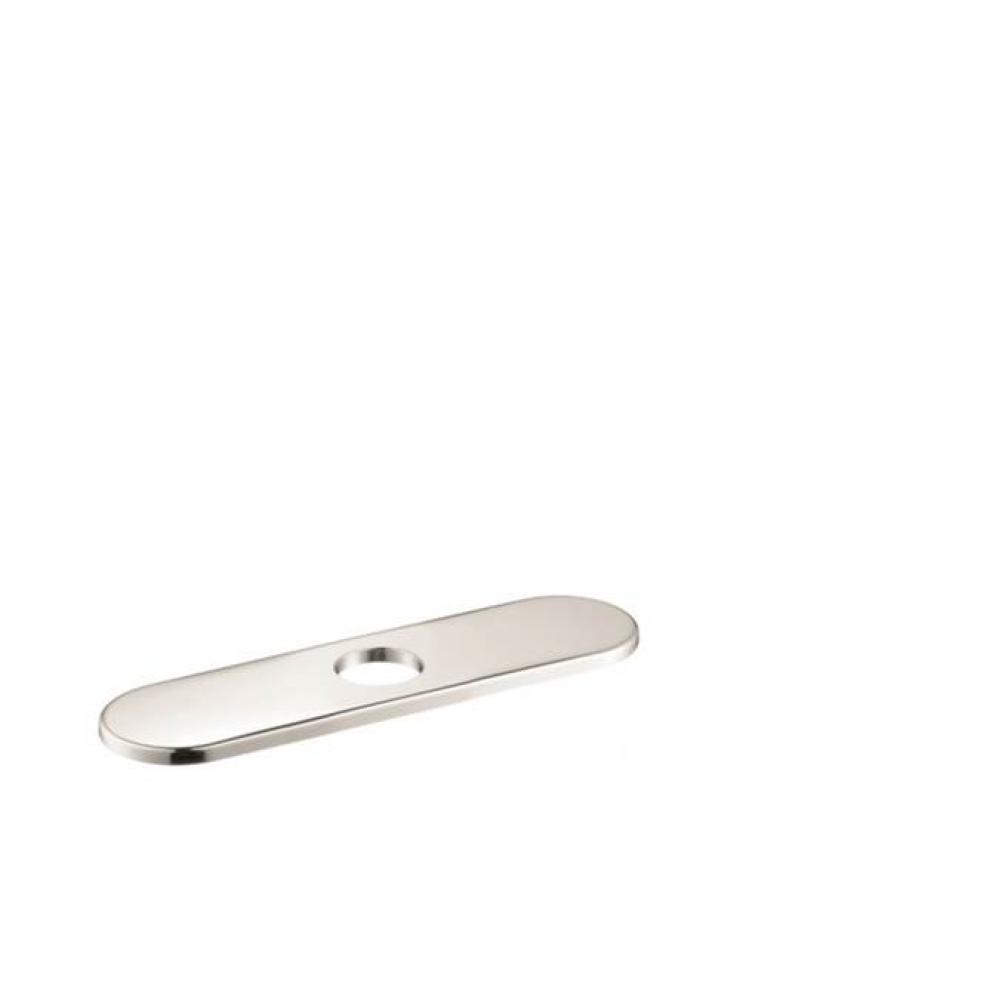 Base Plate for Single-Hole Kitchen Faucets, 10'' in Polished Nickel