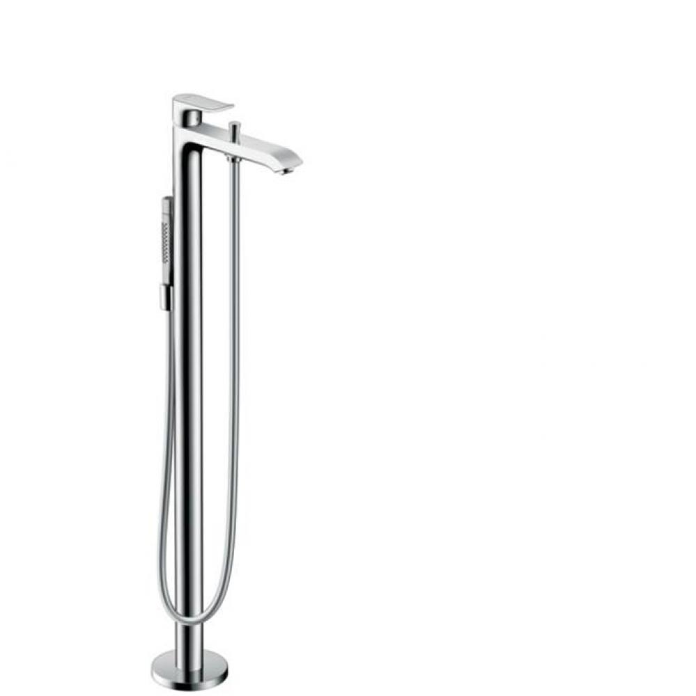 Metris Freestanding Tub Filler Trim with 1.75 GPM Handshower in Chrome