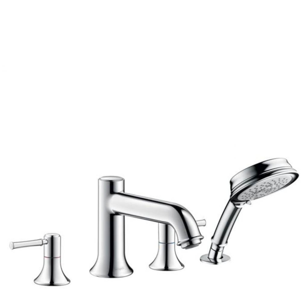 Talis C 4-Hole Roman Tub Set Trim with 1.8 GPM Handshower in Chrome