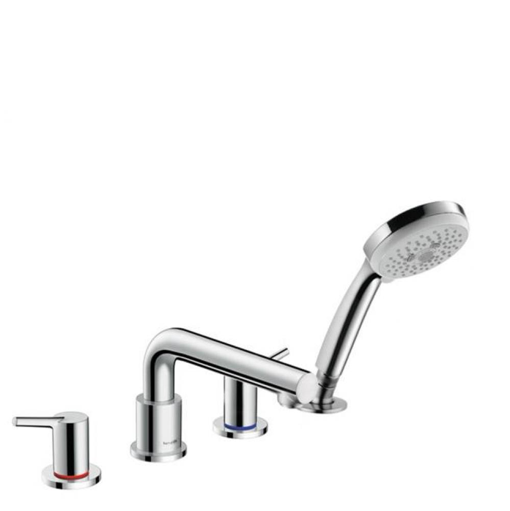Talis S 4-Hole Roman Tub Set Trim with 1.8 GPM Handshower in Chrome