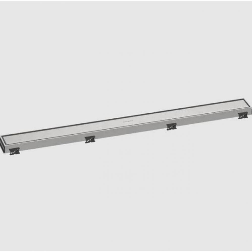 RainDrain Match Trim for 35 1/4'' Rough with Height Adjustable Frame in Brushed Stainles