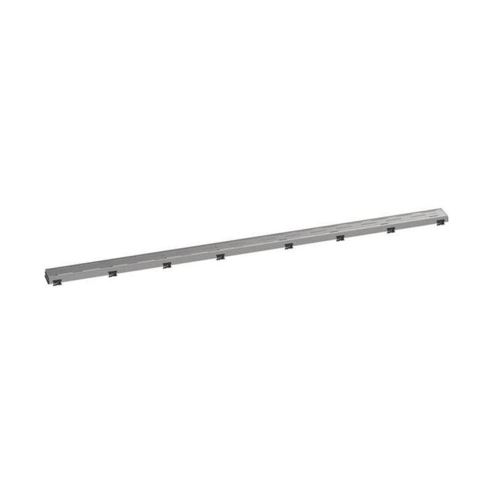 RainDrain Match Trim Classic for 59 1/8'' Rough with Height Adjustable Frame in Brushed