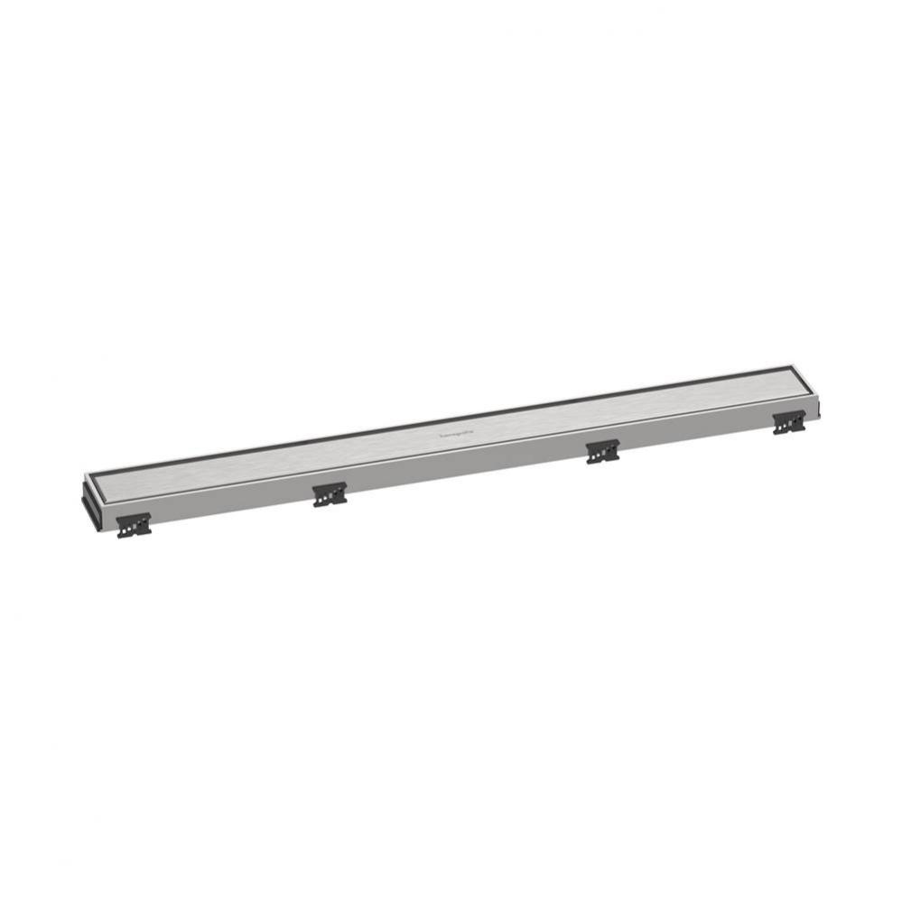 RainDrain Match Trim for 27 5/8'' Rough with Height Adjustable Frame in Brushed Stainles