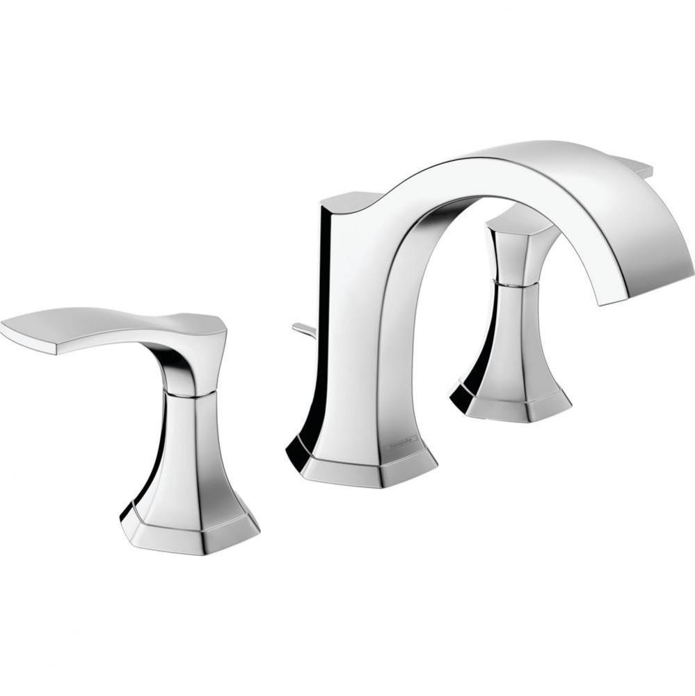 Locarno Widespread Faucet 110 with pop-up drain, 1.2 GPM in Chrome