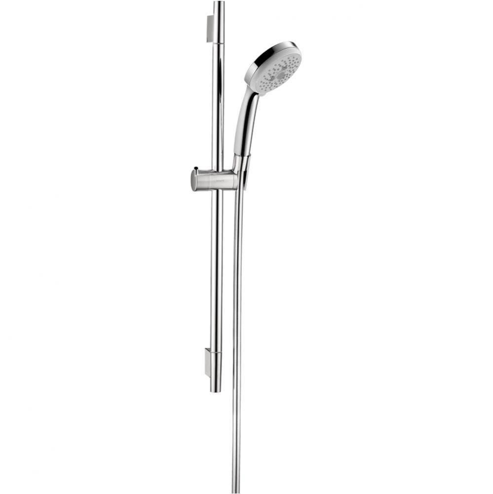 Croma 100 Wallbar Set 3-Jet, 2.5 GPM in Chrome