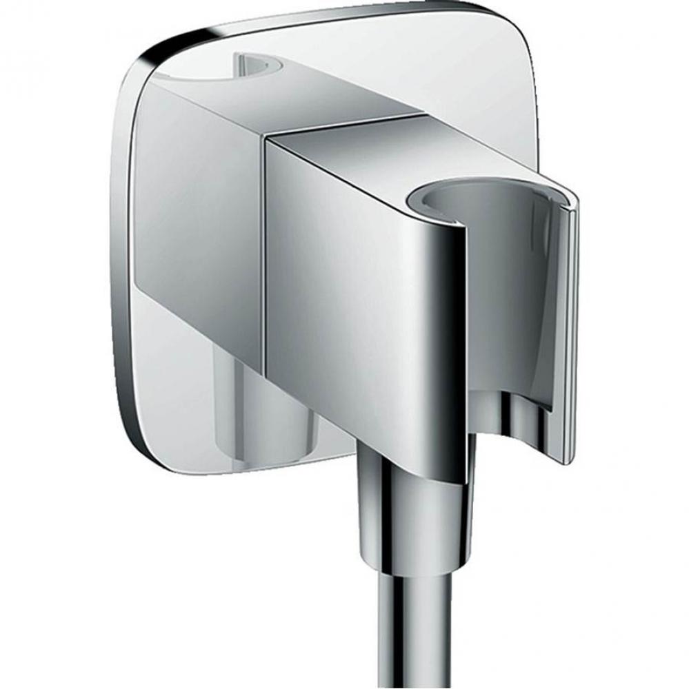 Wall Outlet E with Handshower Holder in Chrome