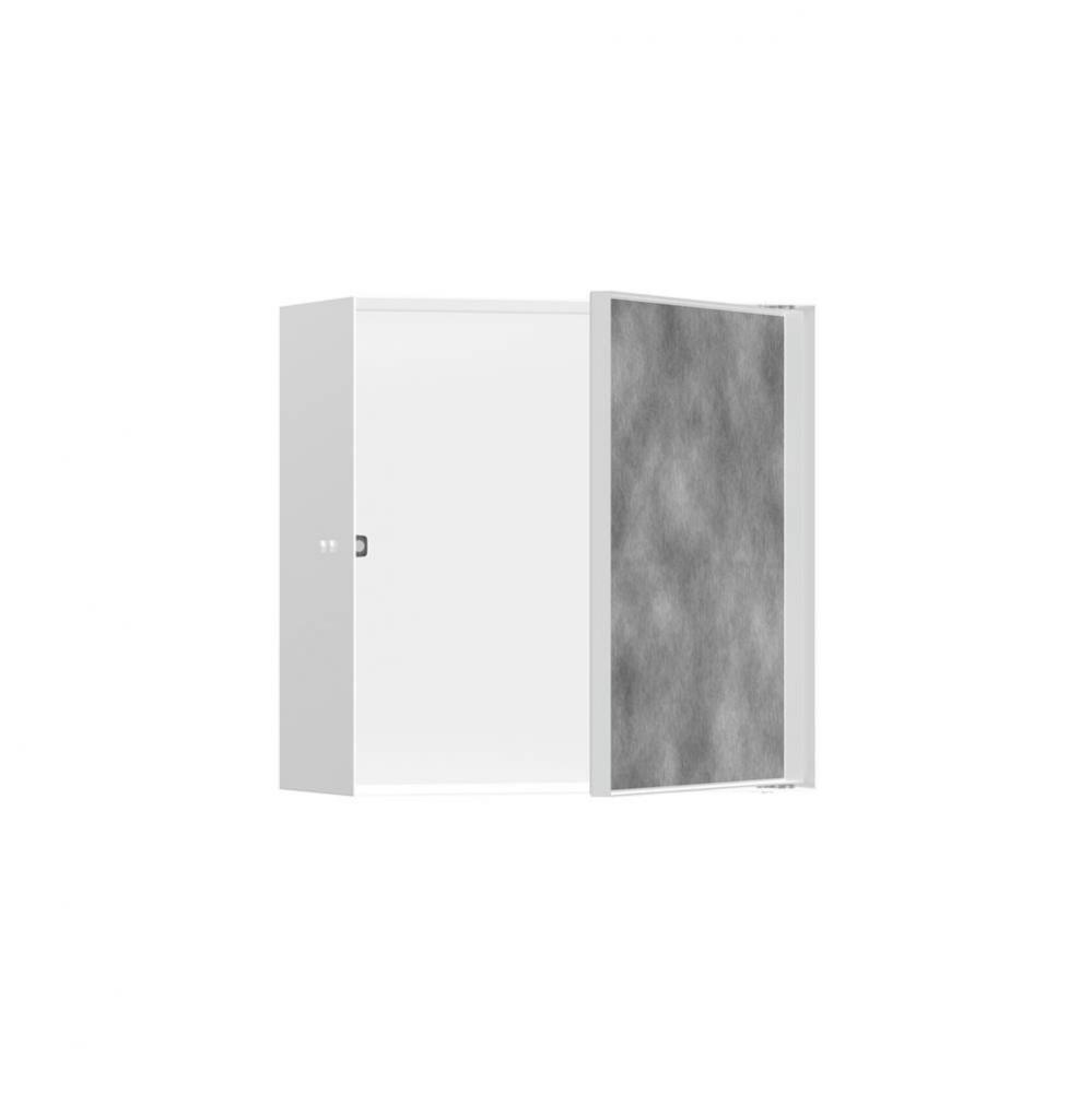 XtraStoris Rock Wall Niche with Tileable Door 12''x 12''x 5.5'' in M