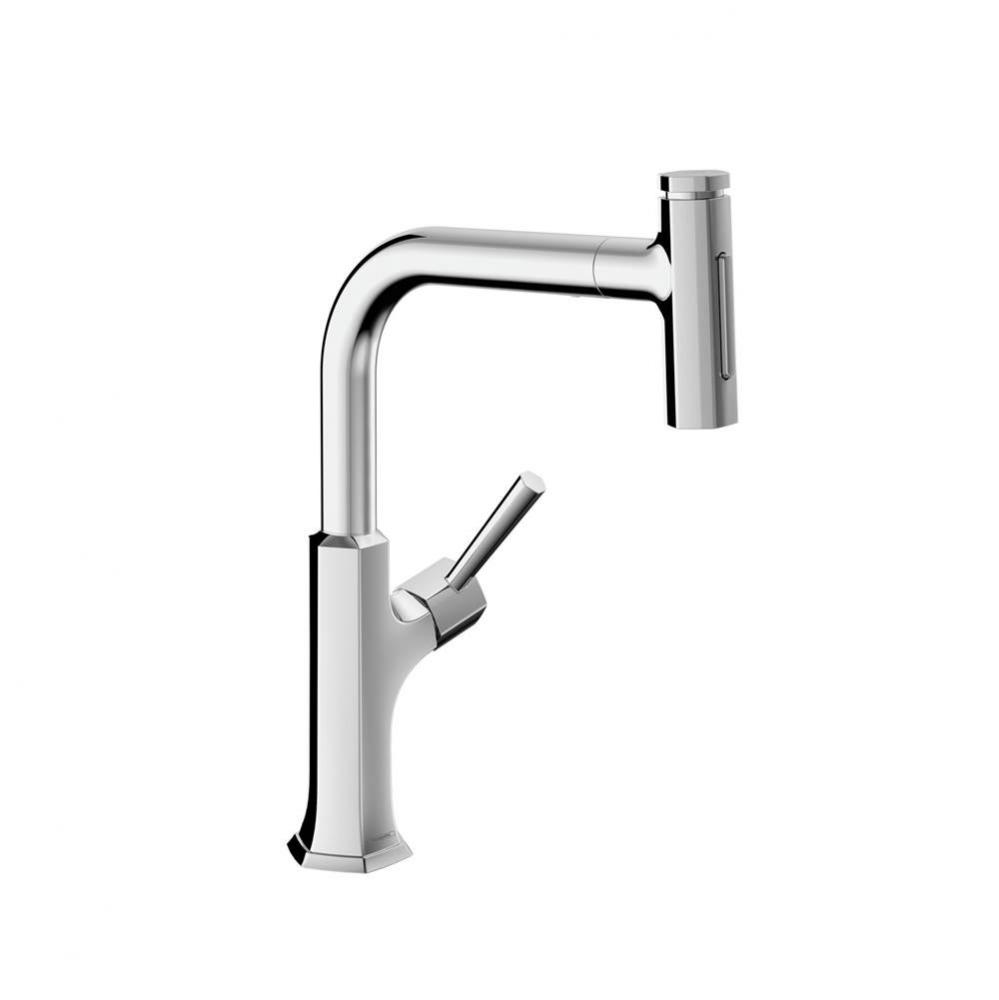 Locarno HighArc Kitchen Faucet, 2-Spray Pull-Out, 1.75 GPM in Chrome