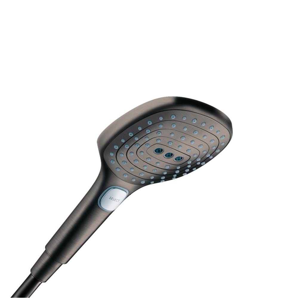 Raindance Select E Handshower 120 3-Jet, 2.0 GPM in Brushed Black Chrome