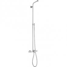 Hansgrohe 04869000 - Crometta Showerpipe with Tub Filler without Shower Components in Chrome