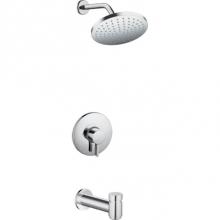 Hansgrohe 04956000 - Vernis Blend Pressure Balance Tub/Shower Set, 1.75 GPM in Chrome