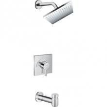 Hansgrohe 04961000 - Vernis Shape Pressure Balance Tub/Shower Set, 2.5 GPM in Chrome