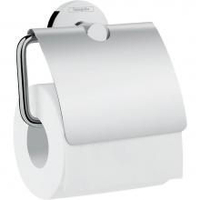 Hansgrohe 41723000 - Logis Universal Toilet Paper Holder with Cover in Chrome