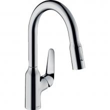 Hansgrohe 71801001 - Focus N Prep Kitchen Faucet, 2-Spray Pull-Down, 1.75 Gpm In Chrome