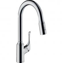 Hansgrohe 71843001 - Allegro N HighArc Kitchen Faucet, 2-Spray Pull-Down, 1.75 GPM in Chrome