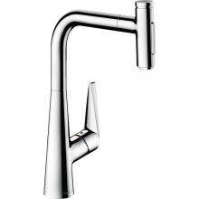 Hansgrohe 72823001 - Talis Select S HighArc Kitchen Faucet, 2-Spray Pull-Out, 1.75 GPM in Chrome