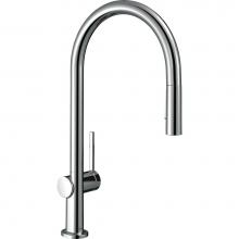 Hansgrohe 72800001 - Talis N HighArc Kitchen Faucet, O-Style 2-Spray Pull-Down, 1.75 GPM in Chrome