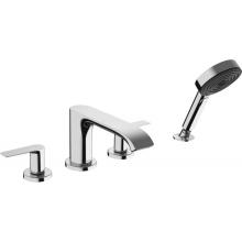 Hansgrohe 75443001 - Vivenis 4-Hole Roman Tub Set Trim with 1.75 GPM Handshower in Chrome