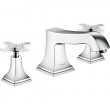 Hansgrohe 31430001 - Metropol Classic 3-Hole Roman Tub Set Trim with Cross Handles in Chrome